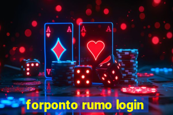 forponto rumo login